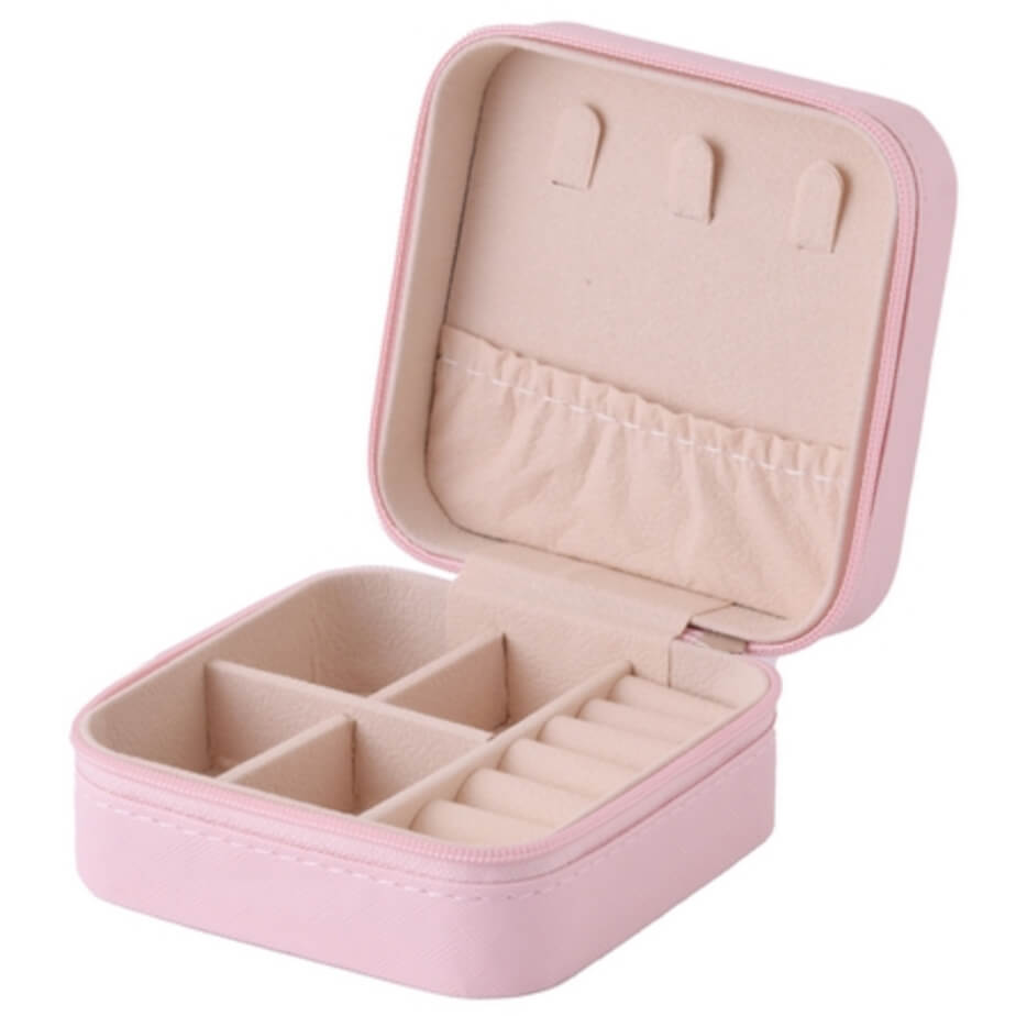 Mini Jewellery Case Pink Display